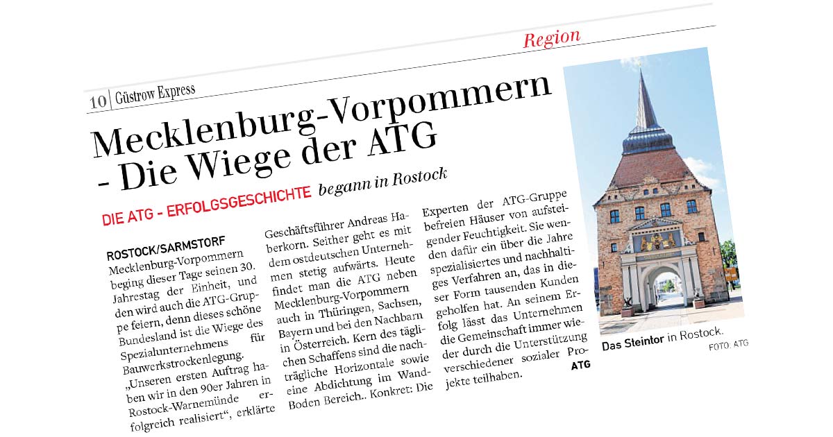 ATG Erfolgsgeschichte Rostock