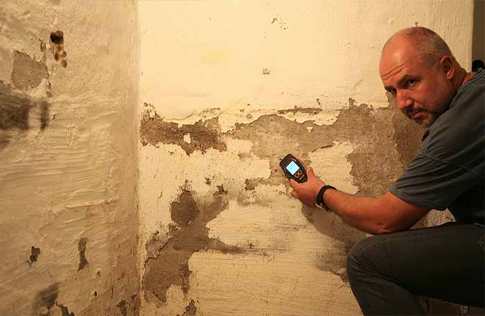 ATG-Schadensanalyse für Mauerabdichtung Kellertrockenlegung bei feuchten Wänden