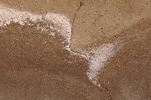 Salzbildung Wand - ATG saniert auf Halbinsel Fischland-Darß-Zingst